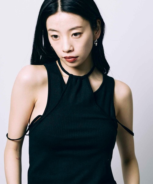 led.tokyo】HAULTERNECK TANK TOP SET/ホルターネックタンク