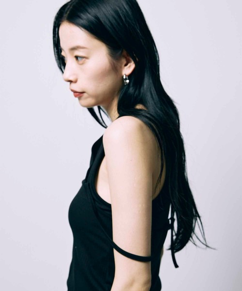 led.tokyo（レッドトウキョウ）の「【led.tokyo】HAULTERNECK TANK TOP SET/ホルターネックタンクセット（タンクトップ・レディース・レッド/グレー/ネイビー/ブラック・FREE）」の9枚目の写真