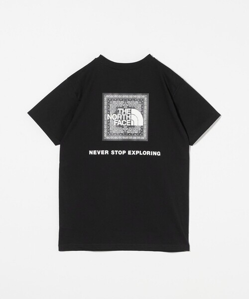 THE NORTH FACE＞バンダナスクェア ロゴTシャツ / キッズ 130cm