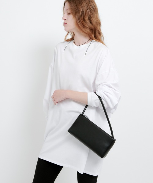 kiehtova(キエトヴァ)の「【kiehtova】2WAY LEATHER SQUARE BAG/2ウェイ レザー スクエアバッグ(ショルダーバッグ・レディース・ブラック/レッド・FREE)」の17枚目の写真