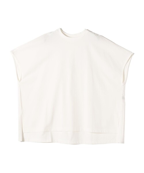 SHIPS Colors(シップス カラーズ)の「SHIPS Colors:〈手洗い可能〉ハイツイスト ケープ プルオーバー(Tシャツ/カットソー・レディース・ベージュ/オフホワイト/ブラック・ONE SIZE)」の4枚目の写真