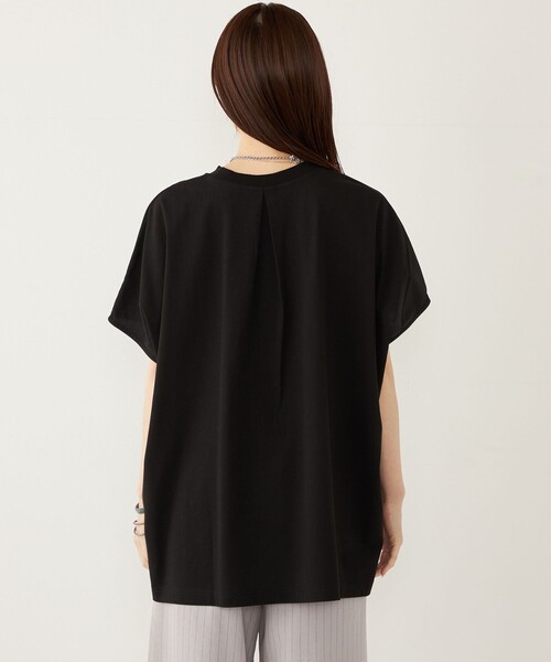 SHIPS Colors(シップス カラーズ)の「SHIPS Colors:〈手洗い可能〉ハイツイスト ケープ プルオーバー(Tシャツ/カットソー・レディース・ベージュ/オフホワイト/ブラック・ONE SIZE)」の16枚目の写真