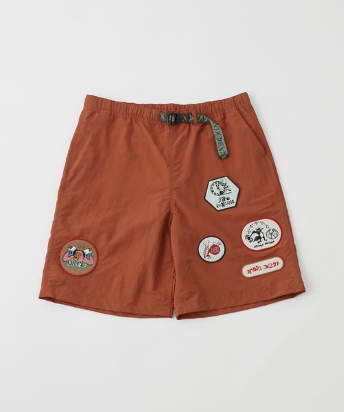 BRAIN DEAD(ブレインデット)の「BRAIN DEAD / ブレインデッド NYLON BAGGY CLIMBER SHORT(その他パンツ・メンズ・グリーン系その他/レッド系その他・MEDIUM/LARGE)」の2枚目の写真