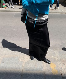 chuclla（チュクラ）の「【LONSLAN】ボーンディテール サテンロングスカート CHLONW25s053（スカート）」