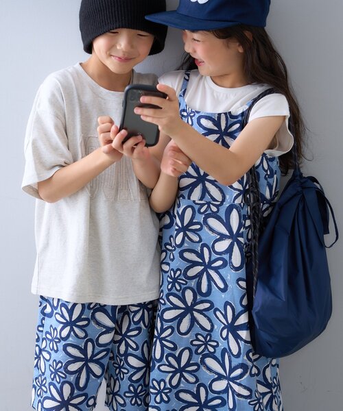 CIAOPANIC TYPY（チャオパニックティピー）の「【KIDS】らくらく甚平（浴衣・キッズ・ブルー/ブラック・SMALL/MEDIUM/LARGE/X-LARGE/XX-LARGE）」の21枚目の写真