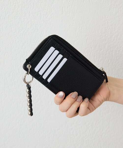 インフルエンサーほし企画】本革スタッズフラグメントケース（財布