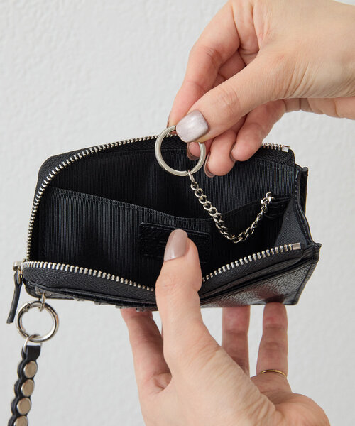 セール】【インフルエンサーほし企画】本革スタッズフラグメントケース