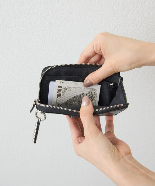 セール】【ほし企画】本革スタッズフラグメントケース（財布）｜ear