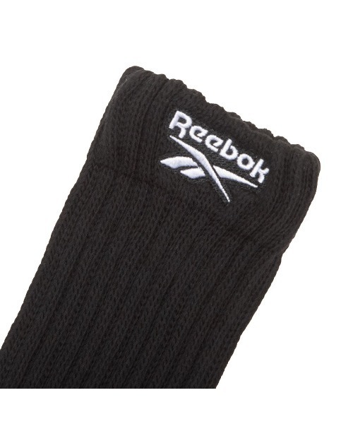 Reebok（リーボック）の「リブクルーソックス リブート 90’s/ Ribbed Crew Socks REBOOT 90’s（ソックス/靴下・メンズ・ホワイト/ブラック・S/M/M/L）」の5枚目の写真