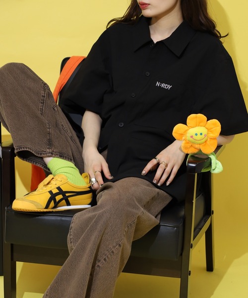 OFF WHITE♡ ブラック Fresco サッカーシャツ セール】シアサッカーシャツ（シャツ/ブラウス）｜NERDY