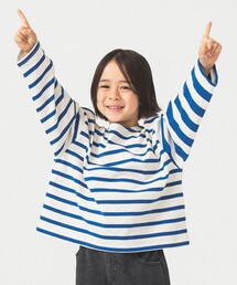 B:MING by BEAMS | B:MING by BEAMS / ボートネック ボーダー Tシャツ 2025FW（100~140cm）(Tシャツ/カットソー)