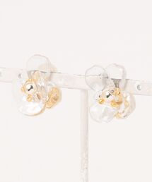 【marumusubi】clear flowerイヤリング(MA)