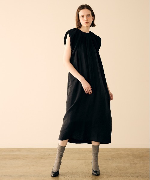 セール】viscose satin balloon dress（ワンピース）｜Marilyn Moon