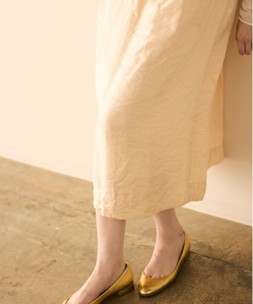 Marilyn Moon（マリリンムーン）の「viscose satin balloon dress（ワンピース・レディース・レッド/ネイビー/ブラック・FREE）」の6枚目の写真