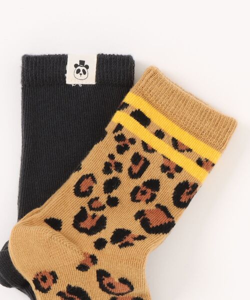 Mini Rodini(ミニロディーニ)の「mini rodini / ソックス2足セット(ソックス/靴下・キッズ・マルチ・18-21cm/10-12cm/14-16cm/16-18cm)」の2枚目の写真