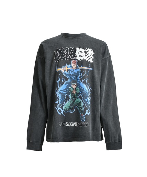 THE SUGAR PUNCH(ザシュガーパンチ)の「L/S T-SHIRTS(Tシャツ/カットソー・メンズ・ブラック/ホワイト・X-LARGE/LARGE)」の1枚目の写真