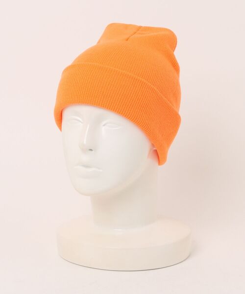 マリメッコ ニット帽 オレンジ marimekko（マリメッコ）の「Solid