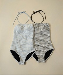lawgy(ラウジー)のpattern arrange ribbon swimwear / パターンアレンジリボンスイムウェア(水着)