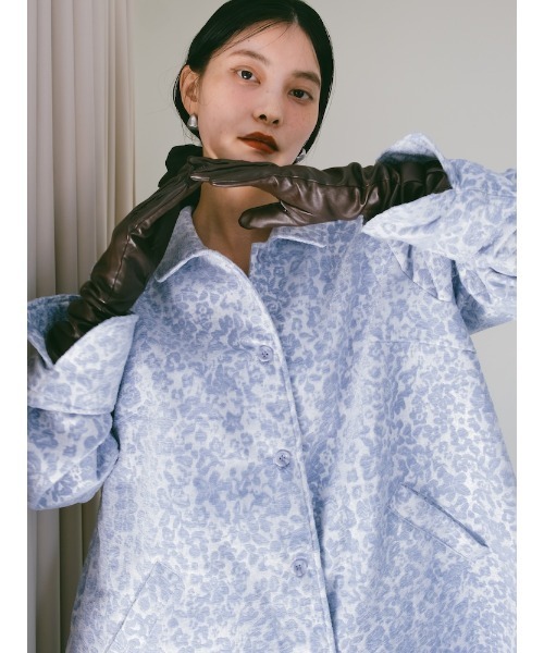 ジャケット・アウター sahara Jacquard Coverall Blouson Jacquard Coverall Blouson/ジャガードカバーオールブルゾン（ブルゾン