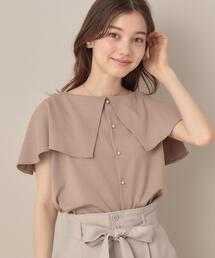 【マシンウォッシャブル・UVケア・接触冷感】2WAYケープデザインカットソー