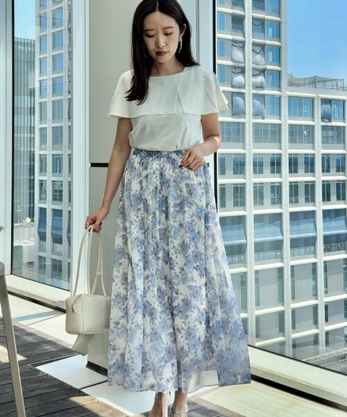 couture brooch（クチュールブローチ）の「【マシンウォッシャブル・UVケア・接触冷感】2WAYケープデザインカットソー（Tシャツ/カットソー・レディース・オフホワイト/サンドベージュ/ブラック・38/42/36）」の19枚目の写真