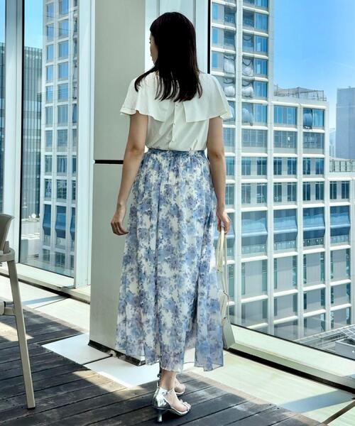 couture brooch（クチュールブローチ）の「【マシンウォッシャブル・UVケア・接触冷感】2WAYケープデザインカットソー（Tシャツ/カットソー・レディース・オフホワイト/サンドベージュ/ブラック・38/42/36）」の21枚目の写真