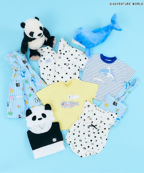 apres les cours(アプレレクール)の「【リンク】アドベンチャーワールドトートバッグ(トートバッグ・キッズ・オフホワイト/ブルー・FREE)」の5枚目の写真