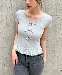 3.3 Field Trip  | 3.3 Field Trip／スソレースリボンカーディガン(ニット/セーター)