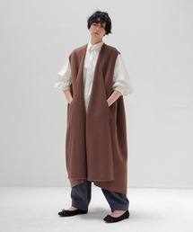 DRESSLAVE | egg shape long gilet(エッグシェイプロングジレ)(その他アウター)