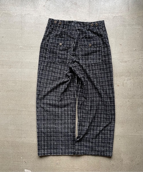 MandO（Auntie Rosa）（エムオー）の「ツイードバギーベーカーパンツ（その他パンツ・メンズ・ブラック・LARGE/MEDIUM/SMALL）」の5枚目の写真