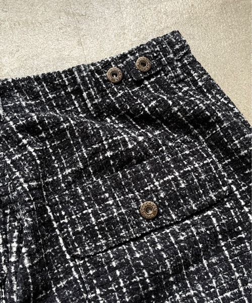 MandO（Auntie Rosa）（エムオー）の「ツイードバギーベーカーパンツ（その他パンツ・メンズ・ブラック・LARGE/MEDIUM/SMALL）」の6枚目の写真