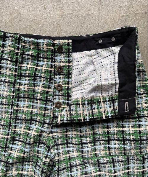 MandO（Auntie Rosa）（エムオー）の「ツイードバギーベーカーパンツ（その他パンツ・メンズ・ブラック・LARGE/MEDIUM/SMALL）」の8枚目の写真