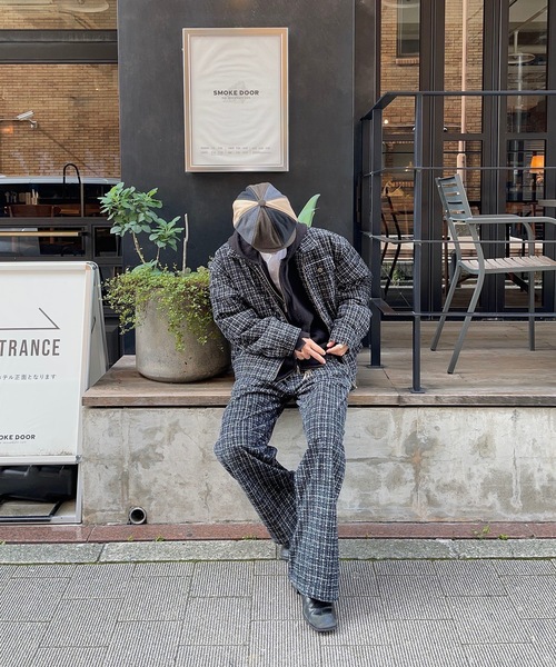 MandO（Auntie Rosa）（エムオー）の「ツイードバギーベーカーパンツ（その他パンツ・メンズ・ブラック・LARGE/MEDIUM/SMALL）」の14枚目の写真