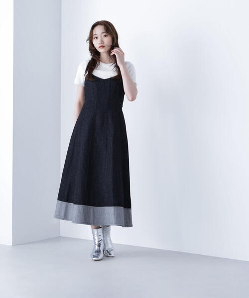 NATURAL BEAUTY BASIC(ナチュラルビューティーベーシック)の「◇フェザータッチTシャツ(Tシャツ/カットソー・レディース・オフホワイト/ブルー/ベージュ・FREE)」の7枚目の写真