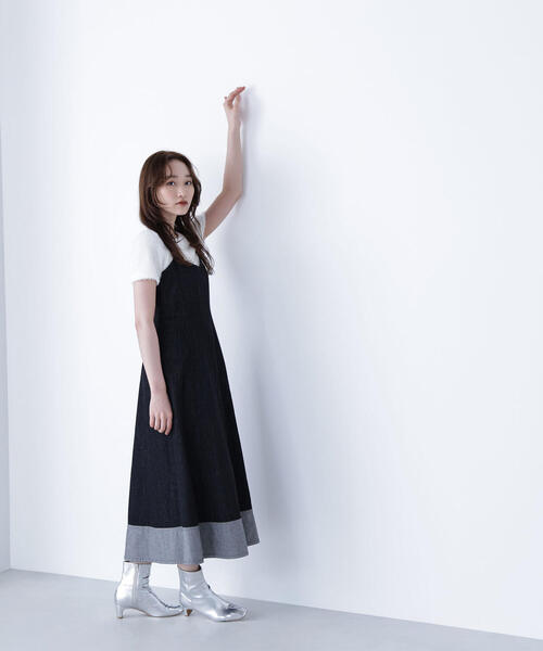NATURAL BEAUTY BASIC(ナチュラルビューティーベーシック)の「◇フェザータッチTシャツ(Tシャツ/カットソー・レディース・オフホワイト/ブルー/ベージュ・FREE)」の9枚目の写真