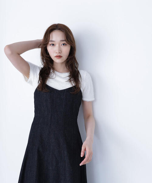 NATURAL BEAUTY BASIC(ナチュラルビューティーベーシック)の「◇フェザータッチTシャツ(Tシャツ/カットソー・レディース・オフホワイト/ブルー/ベージュ・FREE)」の10枚目の写真