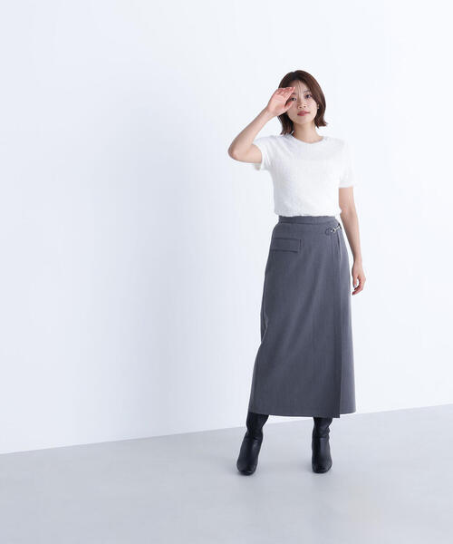 NATURAL BEAUTY BASIC(ナチュラルビューティーベーシック)の「◇フェザータッチTシャツ(Tシャツ/カットソー・レディース・オフホワイト/ブルー/ベージュ・FREE)」の13枚目の写真