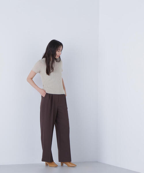 NATURAL BEAUTY BASIC(ナチュラルビューティーベーシック)の「◇フェザータッチTシャツ(Tシャツ/カットソー・レディース・オフホワイト/ブルー/ベージュ・FREE)」の18枚目の写真