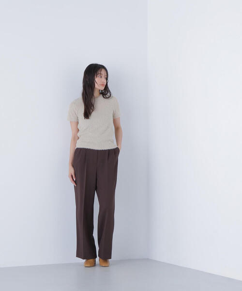 NATURAL BEAUTY BASIC(ナチュラルビューティーベーシック)の「◇フェザータッチTシャツ(Tシャツ/カットソー・レディース・オフホワイト/ブルー/ベージュ・FREE)」の22枚目の写真