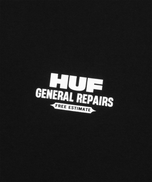 HUF(ハフ)の「GENERAL REPAIRS TEE(Tシャツ/カットソー・メンズ・ホワイト/ブラック・M/L/XL/XXL/S)」の16枚目の写真