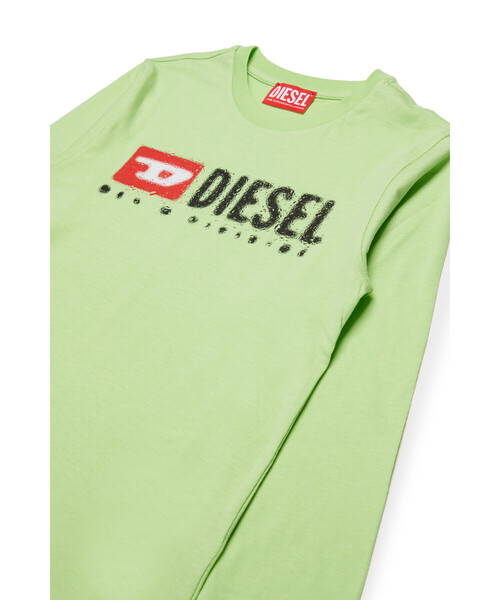 DIESEL（ディーゼル）の「キッズ 長袖Tシャツ TDROPS（Tシャツ/カットソー・キッズ・ホワイト/ライトグリーン/ブルー/ブラック・10Y/12Y/16Y/14Y/6Y/8Y/4Y）」の10枚目の写真