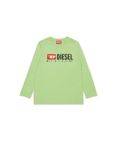 DIESEL（ディーゼル）の「キッズ 長袖Tシャツ TDROPS（Tシャツ/カットソー・キッズ・ホワイト/ライトグリーン/ブルー/ブラック・10Y/12Y/16Y/14Y/6Y/8Y/4Y）」の12枚目の写真
