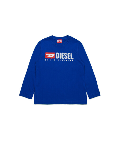DIESEL（ディーゼル）の「キッズ 長袖Tシャツ TDROPS（Tシャツ/カットソー・キッズ・ホワイト/ライトグリーン/ブルー/ブラック・10Y/12Y/16Y/14Y/6Y/8Y/4Y）」の6枚目の写真