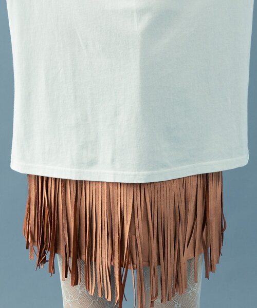 mystic（ミスティック）の「CATフォトロンT（Tシャツ/カットソー・レディース・アイボリー/オフホワイト・FREE）」の11枚目の写真