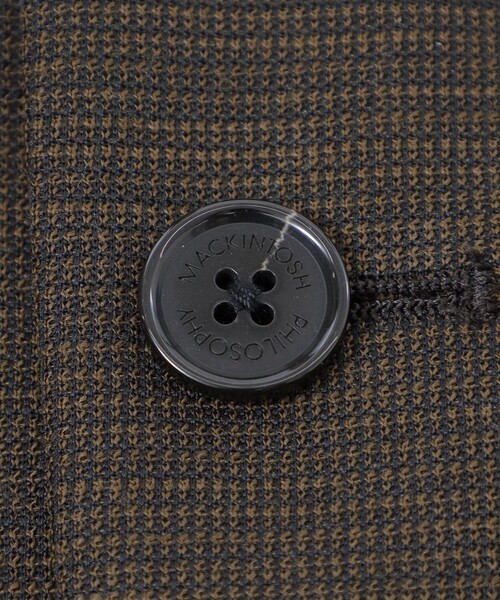 MACKINTOSH PHILOSOPHY(マッキントッシュ フィロソフィー)の「テーラードジャージー ジャケット ウール混メッシュジャージー(テーラードジャケット・メンズ・ダークネイビー/ブラック/チャコールグレー・42/36/38/40)」の12枚目の写真
