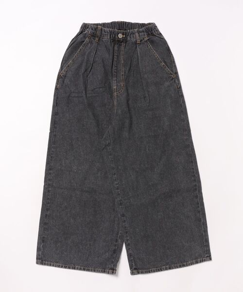 Ocean&Ground（オーシャン&グラウンド）の「Jr.ﾀｯｸﾊﾞｷﾞｰｽﾄﾚｰﾄﾃﾞﾆﾑﾊﾟﾝﾂ（デニムパンツ・キッズ・ダークインディゴブルー/ブラック・160/150）」の16枚目の写真