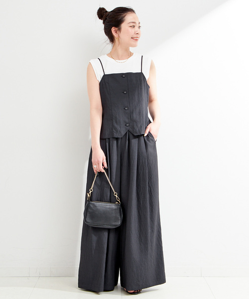 B.C STOCK（ベーセーストック）の「《追加2》《3点セット》手洗い可 / キャミソールスタイル（その他パンツ・レディース・ブルー/ブラック/ネイビー・FREE）」の11枚目の写真