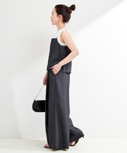 B.C STOCK（ベーセーストック）の「《追加2》《3点セット》手洗い可 / キャミソールスタイル（その他パンツ・レディース・ブルー/ブラック/ネイビー・FREE）」の12枚目の写真