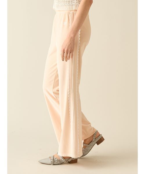 FURFUR（ファーファー）の「サイドレースベロアトラックパンツ（その他パンツ・レディース・レッド/ピンク/ブラック・F）」の9枚目の写真