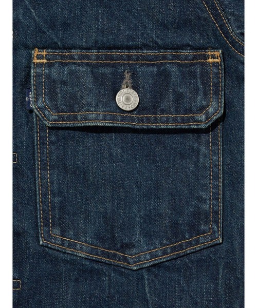 Levi's(リーバイス)の「Levi's/リーバイス BLUETAB(TM) TYPEⅡトラッカージャケット MADE IN JAPAN(デニムジャケット・レディース・インディゴブルー・M/S/XS)」の12枚目の写真